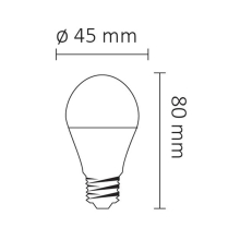 6 W E14 LED Lampe Birne Leuchtmittel Leuchte G45 Kugel Milchglas 500 Lumen