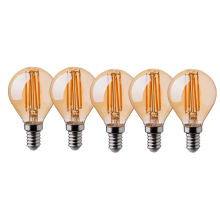 4 W E14 Edison LED Vintage Filament Glühbirne Birne Leuchtmittel Retro Nostalgie Beleuchtung G45 2200K Warmweiß