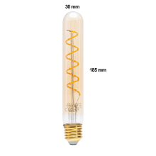4W T30 LED E27 Filament Leuchtmittel Retro Nostalgie Glühbirne Standard Edison Gewinde 1800K warmweiß