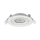7w dimmbar LED Einbauspot Einbauleuchte Einbaustrahler 500 Lumen Warmweiß weißer Rahmen rund IP40 schwenkbar Ø 9,0 cm