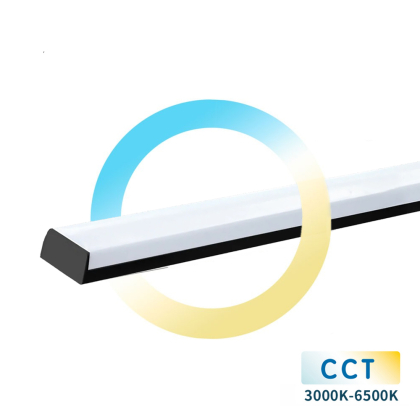 CCT LED Unterbauleuchte Unterbaulampe LED Lichtleiste | 18W 1820 Lumen 60 cm oder 35W 3720 Lumen 120 cm | CCT 3000K/4000K/6500K