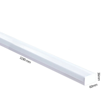 35 Watt Moderne und schmale Deckenleuchte in Weiß Linear|119 x 6 x 3,6 cm (LxBxH)|CCT|3720 Lumen