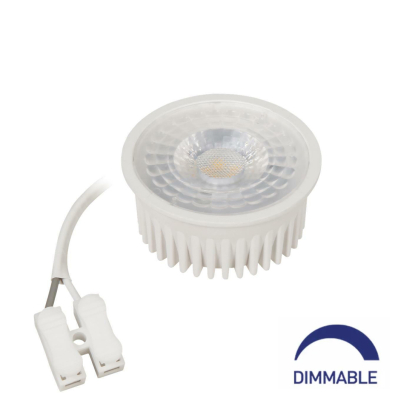 7 W LED Modul dimmbar Extra Flach Leuchtmittel Lampe COB 230V 500lm für GU10 MR16 Einbaustrahler 60°