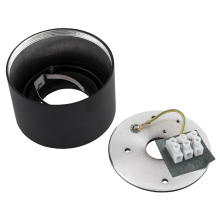 Deckenspot Deckenleuchte SPOTLIGHT Aufbaurahmen schwenkbar in Schwarz Ø 80mm Höhe 50mm mit LED Modul 7 Watt dimmbar 500 Lumen Warmweiß (3000K)