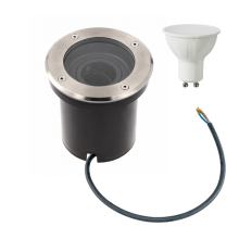 5 Watt runde LED Einabu Boden-Spot Bodenleuchte...