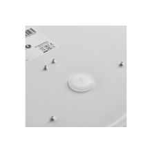 18 Watt LED Decken und Wand Leuchte mit Bewegungsmelder IP54 Feuchtraum weiß rund|Ø330 x 85 mm (BxH)|Neutralweiß|1440 Lumen