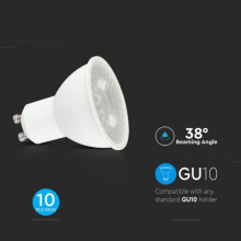 10er Sparset 5 Watt LED GU10 Leuchtmittel Lampe mit 38° Abstrahlwinkel 380 Lumen