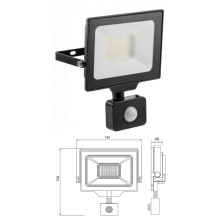 LED Fluter Strahler Flutlicht Außenbereich IP65 10-200w mit oder ohne Bewegungsmelder