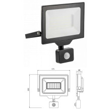 LED Fluter Strahler Flutlicht Außenbereich IP65 10-200w mit oder ohne Bewegungsmelder
