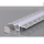 2m Alu Profile Unterputz Profil Trockenbau Schiene Kanal System mit Milchglas Abdeckung für LED-Streifen