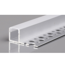 2m LED Alu Profil Unterputz Rigips Trockenbau Schiene Kanalprofil mit Milchglas Abdeckung Kanal System für LED-Streifen Profil U