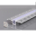 2 m LED  Alu Profil Rigips Trockenbau Schiene Kanalprofil mit Milchglas Abdeckung Kanal System für LED-Streifen Profil T