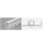 2m LED Alu Profil Unterputz Rigips Trockenbau Schiene Kanalprofil mit Milchglas Abdeckung Kanal System für LED-Streifen Profil H-10