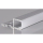 2m LED Alu Profil Unterputz Rigips Trockenbau Schiene Kanalprofil mit Milchglas Abdeckung Kanal System für LED-Streifen Profil H-3