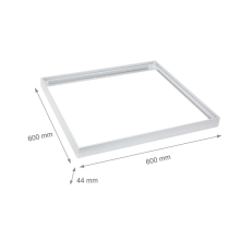 40w LED Decken Panele mit Rahmen für Aufputzmontage in weiß|60x60x4,4cm|Warmweiß, Neutralweiß oder Kaltweiß|4600-4800 Lumen