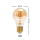 4w E27 LED Retro Vintage Nostalgie Spiralen Filament Leuchtmittel Bernstein Farbe|Warmweiß|280 Lumen