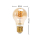 4w E27 LED Retro Vintage Nostalgie Spiralen Filament Leuchtmittel Bernstein A60|Ø60mm|WW 1800K|280 Lumen