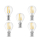 4 Watt E14 LED Birne Filament Leuchtmittel mit klarem Glas G45|Ø45x78mm|470 Lumen