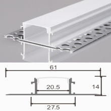 2m Alu Profile Unterputz Profil Trockenbau Schiene Kanal...