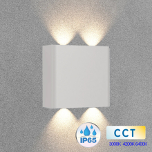 LED Wandleuchte Wandstrahler Fassadenleuchte Eckig|CCT|4w 360 Lumen / 8w 680 Lumen
