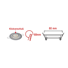 Hochwertige Einbau Rahmen Spot aus Aluminium für...