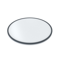 Moderne LED Deckenleuchte Deckenlampe Schwarz Rahmen 24W...