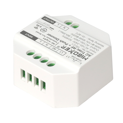 MiBoxer LED Funkdimmer (AC Triac RF+Push Dimmer) 300W | WiFi Ready | TRI-C1