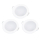 3er Set 4.8W LED Einbauspot Einbaustrahler Einbauleuchte 530 Lumen IP65 wasserdicht