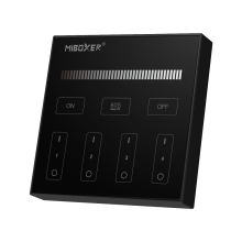 MiBoxer 4-Zonen-Touch Panel-Fernbedienung Wandschalter Dimmer für Einfarbige LED Streifen