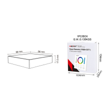 MiBoxer RGB+CCT-Touch Panel-Fernbedienung Wandschalter Dimmer