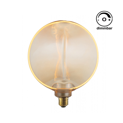 Dimmbare E27 LED Retro Vintage Nostalgie Filament Leuchtmittel Bernstein G188, E27, 4W, 190lm, 1800K