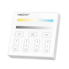 MiBoxer 4 Zonen CCT Wandschalter Aufbau Dimmer...