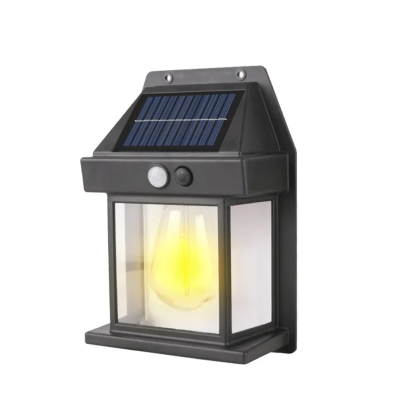 LED Solar Wandleuchte Fassadenleuchte für den Außenbereich mit Bewegungs-Sensor 100 Lumen | Warmweiß (2700 K)