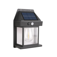 LED Solar Wandleuchte Fassadenleuchte für den Außenbereich mit Bewegungs-Sensor 100 Lumen | Warmweiß (2700 K)