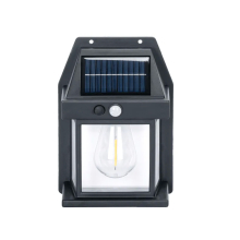 LED Solar Wandleuchte Fassadenleuchte für den Außenbereich mit Bewegungs-Sensor 100 Lumen | Warmweiß (2700 K)
