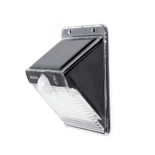 LED Solar Wandleuchte Fassadenleuchte für den Außenbereich mit Bewegungs-Sensor 200 Lumen | Kaltweiß (6500 K)