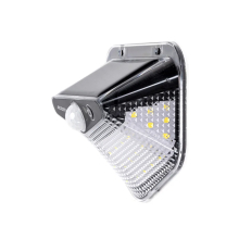 LED Solar Wandleuchte Fassadenleuchte für den Außenbereich mit Bewegungs-Sensor 200 Lumen | Kaltweiß (6500 K)