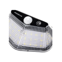 LED Solar Wandleuchte Fassadenleuchte für den Außenbereich mit Bewegungs-Sensor 200 Lumen | Kaltweiß (6500 K)