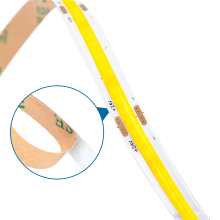 5m COB LED Streifen Strip DC 24V LED Strips mit 480LEDs 8mm Breite Warmweiß 18000K inkl. trafo