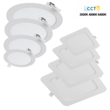 6 bis 24w Slim LED CCT Panel Einbaupanel Einbauleuchten...