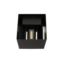 LED Fassaden-Leuchte Wandleuchte für innen und Außenbereich 6W | 515 Lm | verstellbare Abstrahlwinkel | Eckig | IP65 | 4000K Neutralweiß