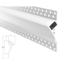 2m LED Alu Profile Schiene Unterputz Profil Kanal System für LED-Streifen Stuckleiste-Effekt