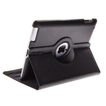 Leder Tasche Apple iPad mini Etui Hard Smart Cover Case Hülle schwenkbar schwarz