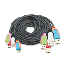 Kabel Micro USB geflochten 1,2 m