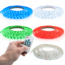 LED RGB Strip Streifen Set weiß - 60 LED pro Meter mit Mini Controller