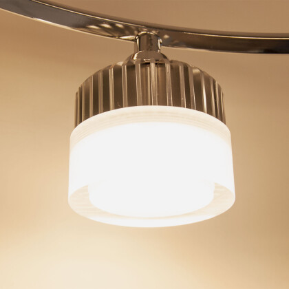 Deckenlampen LED Wohnzimmerlampe Gestell chromfarben