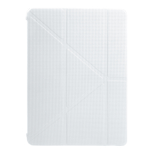 Cover Hülle iPad Air Backcover klappbar Triangle Dreieck Weiß