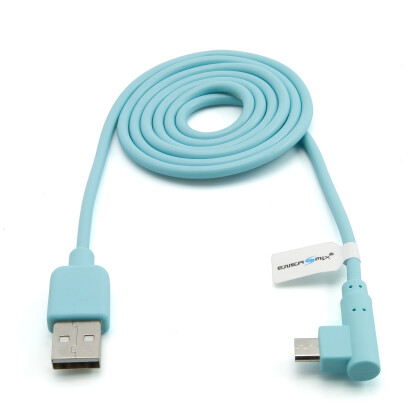 2x Energmix 1m Micro USB Kabel 90 Grad gewinkelt (Winkelstecker)