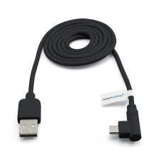 2x Energmix 1m Micro USB Kabel 90 Grad gewinkelt (Winkelstecker)
