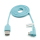 1m Micro USB Kabel 90 Grad gewinkelt (Winkelstecker) Blau